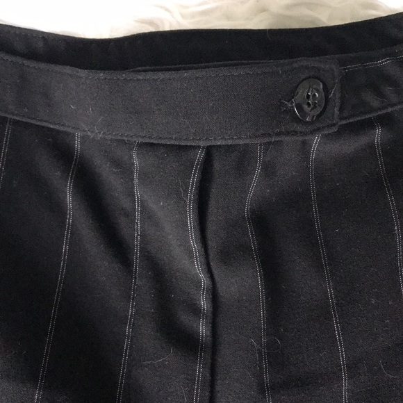 TRUE VINTAGE 1990s Pinstripe Black Slacks - Picture 3 of 4